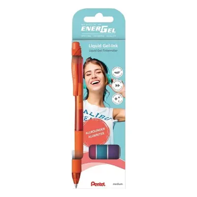 Pero gelové Pentel Energel BL107-4 Color, 0,7 mm, mix 4 barev