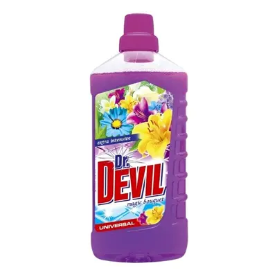 Prostředek čisticí Dr. Devil, univerzální, na všechny povrchy, 1 l, Magic bouquet