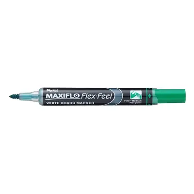 Popisovač na bílé tabule Pentel Maxiflo flex-feel, 2,3-4,5 mm, zelený