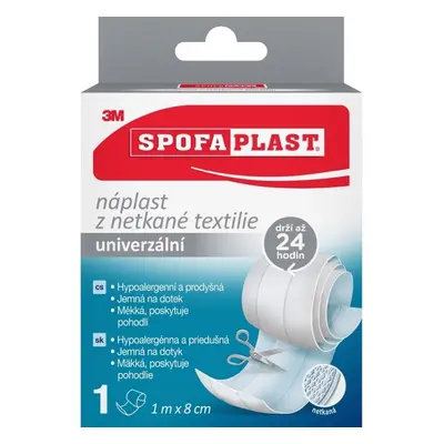 Náplast zdravotnická 3M Spofaplast 854, na odřeniny, netkaná textilie, 6 cmx1 m, bílá