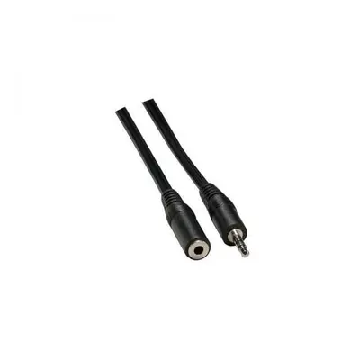 Prodlužovací audio kabel Jack (3.5mm) samec - Jack (3.5mm) samice 10m černá