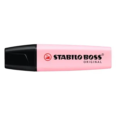 Zvýrazňovač Stabilo Boss Original Pastel, 2-5 mm, klínový hrot, růžový