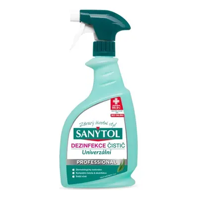 Prostředek čisticí Sanytol Professional, dezinfekční, univerzální, sprej, 750 ml