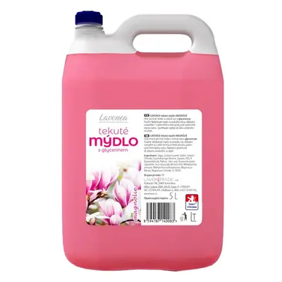 Mýdlo tekuté Lavonea, s glycerinem, 5 l, Magnólia