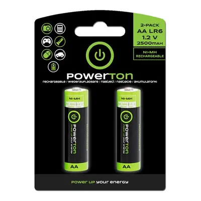 Powerton Nabíjecí baterie AA 2-pack