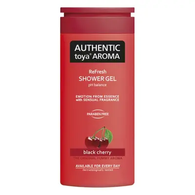 Gel sprchový Authentic toya Aroma, 400 ml, Černá třešeň