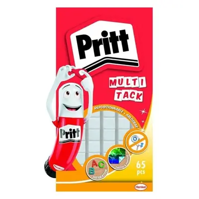 Hmota lepicí Pritt Multi Fix, čtverečky, 65 ks