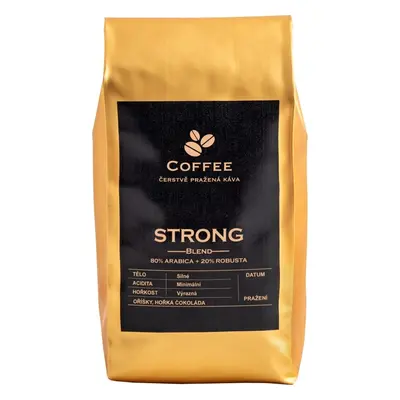 Káva zrnková Strong Espresso, směs tří druhů, 250 g