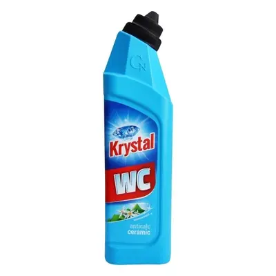 Prostředek čisticí Krystal, na toalety, na vodní kámen a usazeniny, 750 ml, modrý