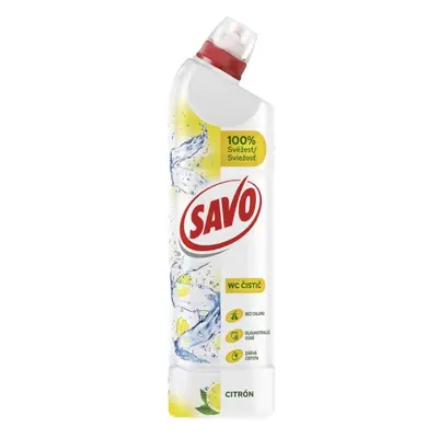 Prostředek čisticí Savo WC čistič, 700 ml, citron