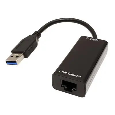 USB/LAN adaptér (3.0) USB A samec - RJ45 samice černá Gigabit Ethernet