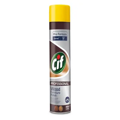 Prostředek čisticí Cif, leštěnka na dřevo, spray, 400 ml