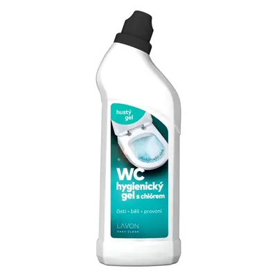 Prostředek čisticí Lavon s chlorem, WC gel, na vodní kámen a usazeniny, 750 ml