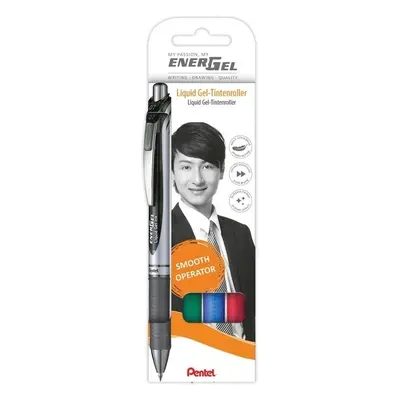 Pero gelové Pentel Energel BL77-4, 0,7 mm, mix 4 barev