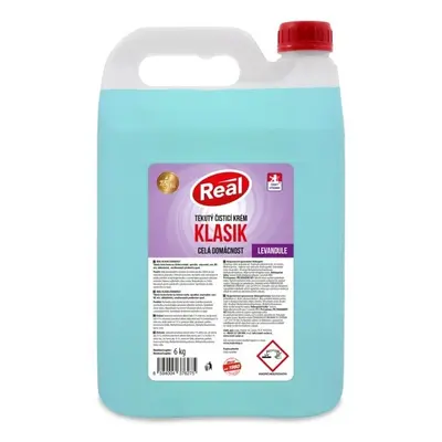 Prostředek čisticí Real Classic, univerzální, tekutý krémový písek, 6 kg