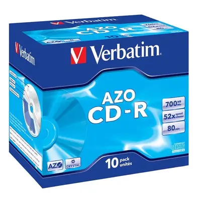 Verbatim CD-R AZO Crystal 43327 700MB CD-R 52x jewel box 10-pack