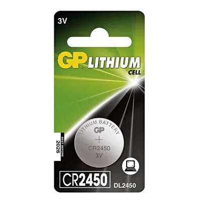 Baterie lithiová, CR2450, 3V, GP, blistr, 1-pack