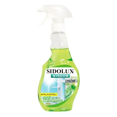 Prostředek čisticí Sidolux Nano Code, na okna a zrcadla, s rozprašovačem, 500 ml, Lemon