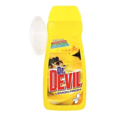 Prostředek čisticí Dr. Devil, na toalety, závěska, gel, 400 ml, Lemon