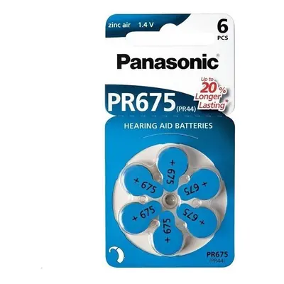 Baterie Panasonic 1.4 PR675 6-pack blistr