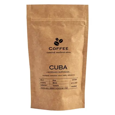 Káva zrnková Cuba Serrano Superior, 80 g