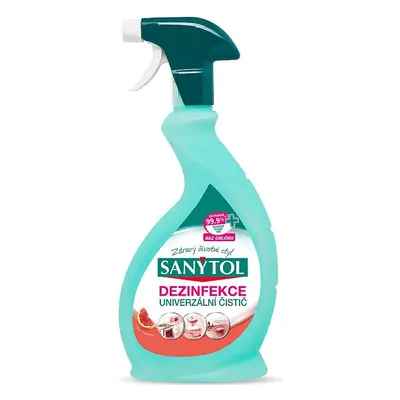 Prostředek čisticí Sanytol, univerzální, dezinfekční, s rozprašovačem, 500 ml, grep