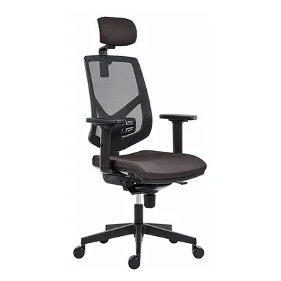 Powerton Kancelářské ergonomické křeslo Tina, Šedé