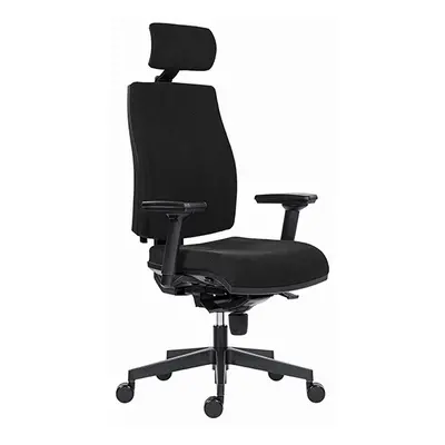 Powerton Kancelářské ergonomické křeslo Jana, Černé