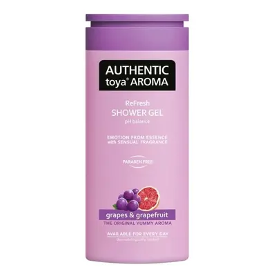 Gel sprchový Authentic toya Aroma, 400 ml, Hrozny a Grapefruit