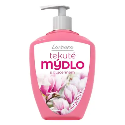 Mýdlo tekuté Lavonea, s pumpičkou, 500 ml, Magnolie