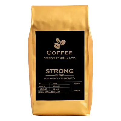 Káva zrnková Strong Espresso směs, 1 kg