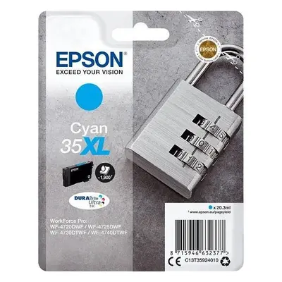 Zásobník Epson č.35XL - T3592-SLEVA (Azurový) - Originál