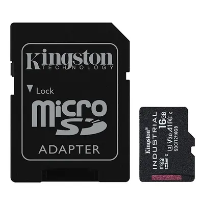 Kingston paměťová karta Industrial C10 16GB UHS-I U3 (Class 10), V30, A1 SDCIT2/16GB