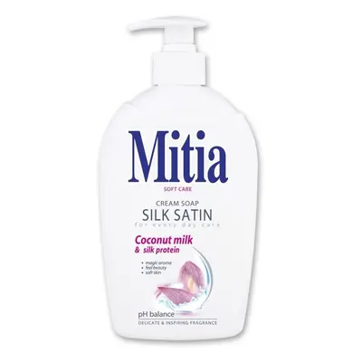 Mýdlo tekuté Mitia, s pumpičkou, 500 ml, Silk Satin