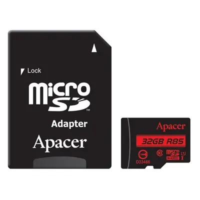 Apacer paměťová karta Secure Digital Card V10 32GB UHS-I U1 (Class 10) 10 AP32GMCSH10U5-R