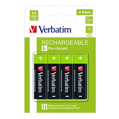 Verbatim Nabíjecí baterie AA 4-pack