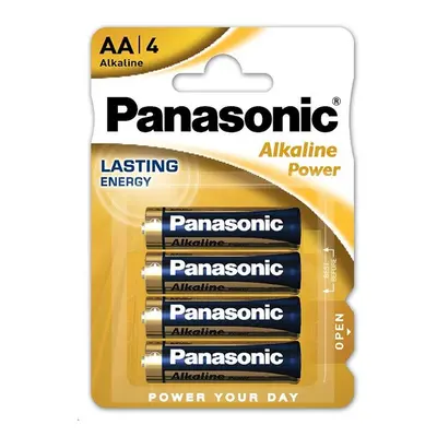 Baterie Panasonic 1.5 AA (LR6) 4-pack blistr