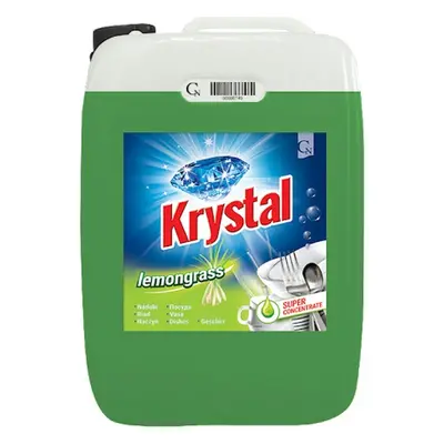 Prostředek na ruční mytí Krystal, na nádobí, 20 l, lemongrass