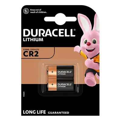 Baterie alkalická, CR2, Duracell, blistr, 2-pack, 42453