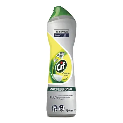 Prostředek čisticí Cif Professional, Pro Formula, Cream Lemon, na tvrdé povrchy, 0,75 l