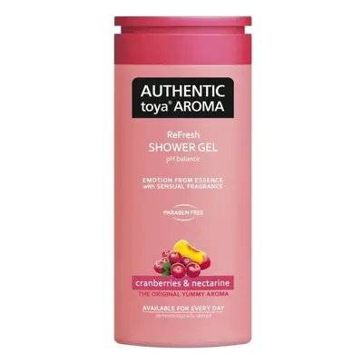 Gel sprchový Authentic toya Aroma, 400 ml, Brusinka a Nektarinka