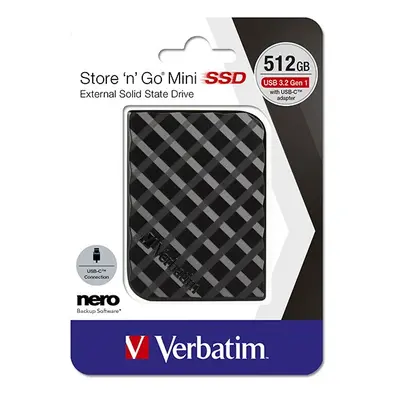 Verbatim 53236 512GB Externí disk SSD USB 3.2 Gen 1