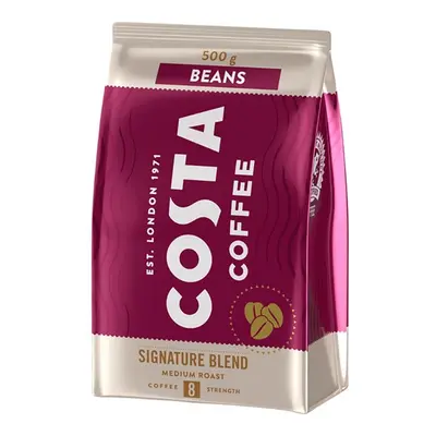 Costa Coffee Signature Blend Medium zrnková Káva 500g