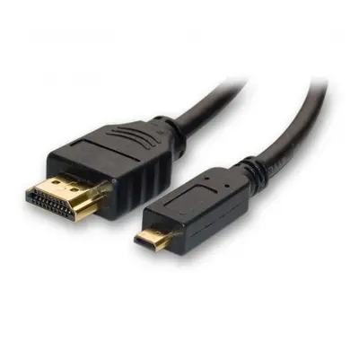 Video kabel HDMI 2.0 - Premium High Speed micro HDMI samec - HDMI samec 2m pozlacené konektory č