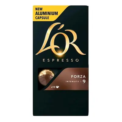 Kapsle kávové L'OR, Espresso Forza, 10 ks