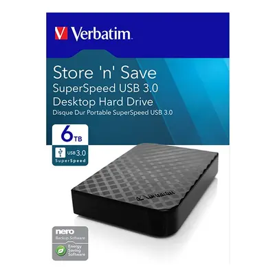 6TB Verbatim 47686 Externí pevný disk