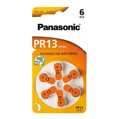 Baterie Panasonic 1.4 PR13 6-pack blistr