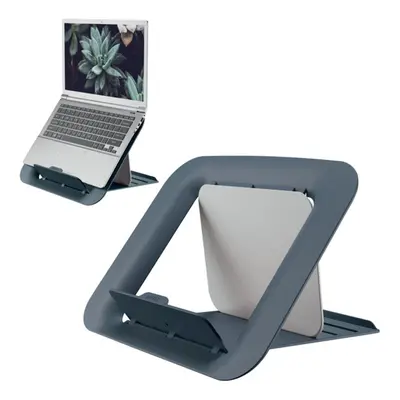 Podstavec pod notebook Leitz Cosy Ergo, nastavitelný, pro úhlopříčku až 17", sametově šedý