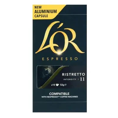 Kapsle kávové L'OR, Espresso Ristretto, 10 ks