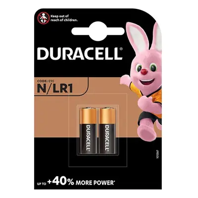 Baterie alkalická, LR1, Duracell, blistr, 2-pack, 42466, Basic